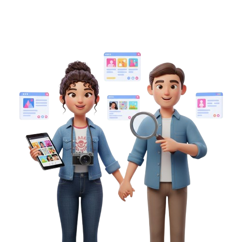 Photography business management platform launching soon - Illustration showing creative workflow and client management tools